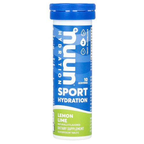 <img alt="Nuun, Sport Hydration, Effervescent Electrolyte Drink, Lemon Lime, 10 Tablets" title="Nuun, Sport Hydration, Effervescent Electrolyte Drink, Lemon Lime, 10 Tablets,811660020501"