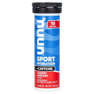 <img alt="Nuun, Sport Hydration + Caffeine, Effervescent Electrolyte Drink, Cherry Limeade, 10 Tablets" title="Nuun, Sport Hydration + Caffeine, Effervescent Electrolyte Drink, Cherry Limeade, 10 Tablets,811660020778"