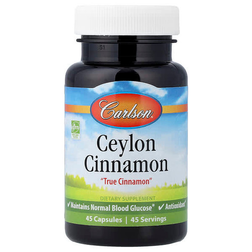 <img alt="Carlson, Ceylon Cinnamon, 45 Capsules (500 mg per Capsule)" title="Carlson, Ceylon Cinnamon, 45 Capsules (500 mg per Capsule),088395810107"