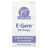 <img alt="Carlson, E-Gem Oil Drops, 1-2 fl oz (15 ml)" title="Carlson, E-Gem Oil Drops, 1-2 fl oz (15 ml),088395060007"