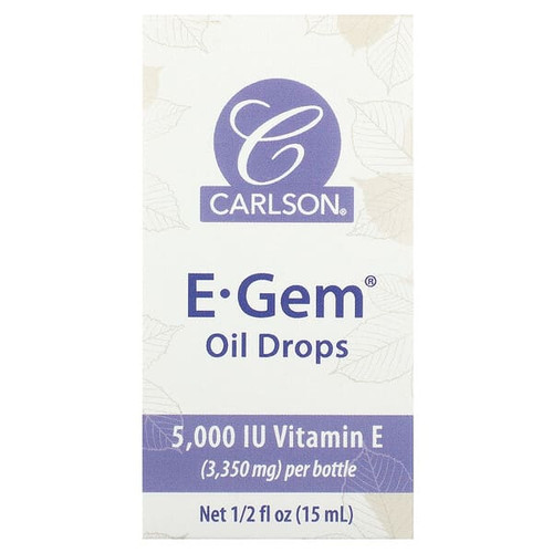 <img alt="Carlson, E-Gem Oil Drops, 1-2 fl oz (15 ml)" title="Carlson, E-Gem Oil Drops, 1-2 fl oz (15 ml),088395060007"
