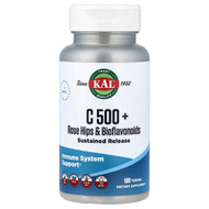 <img alt="KAL, C 500 + Rose Hips & Bioflavonoids, 100 Tablets" title="KAL, C 500 + Rose Hips & Bioflavonoids, 100 Tablets,021245561569"