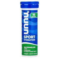 <img alt="Nuun, Sport Hydration, Effervescent Electrolyte Drink, Watermelon, 10 Tablets" title="Nuun, Sport Hydration, Effervescent Electrolyte Drink, Watermelon, 10 Tablets,811660020679"