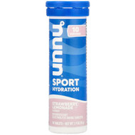<img alt="Nuun, Sport Hydration, Effervescent Electrolyte Drink Tablets, Strawberry Lemonade, 10 Tablets" title="Nuun, Sport Hydration, Effervescent Electrolyte Drink Tablets, Strawberry Lemonade, 10 Tablets,811660020457"