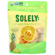 <img alt="Solely, Organic Dried Fruit, Pineapple Rings, 3.5 oz (100 g)" title="Solely, Organic Dried Fruit, Pineapple Rings, 3.5 oz (100 g),856261006660"