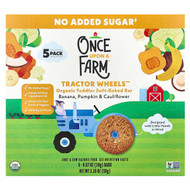 <img alt="Once Upon A Farm, Tractor Wheels, Organic Toddler Soft-Baked Bar, Banana, Pumpkin & Cauliflower, 5 Pack, 0.67 oz (19 g) Each" title="Once Upon A Farm, Tractor Wheels, Organic Toddler Soft-Baked Bar, Banana, Pumpkin & Cauliflower, 5 Pack, 0.67 oz (19 g) Each,810003512628"