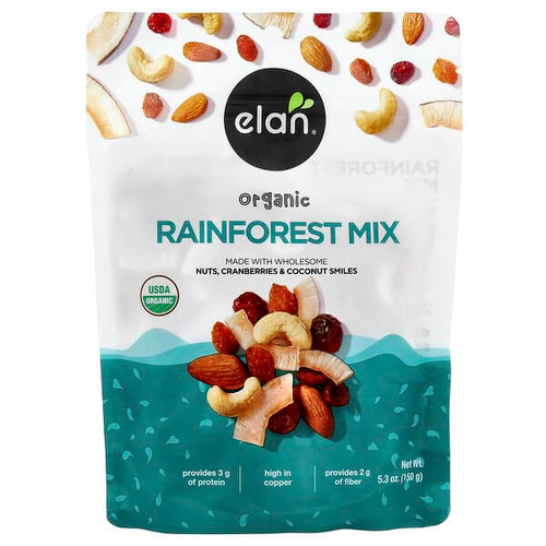 <img alt="Elan, Organic Rainforest Mix, 5.3 oz (150 g)" title="Elan, Organic Rainforest Mix, 5.3 oz (150 g),805509083215"