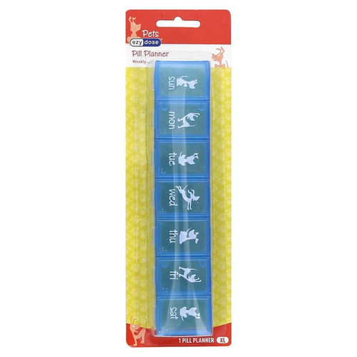 <img alt="Ezy Dose, Pets, Weekly Pill Planner, Dogs, XL, 1 Count" title="Ezy Dose, Pets, Weekly Pill Planner, Dogs, XL, 1 Count,025715012377"