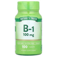 <img alt="Natures Truth, Vitamin B-1, 100 mg, 100 Tablets" title="Natures Truth, Vitamin B-1, 100 mg, 100 Tablets,840093105882"