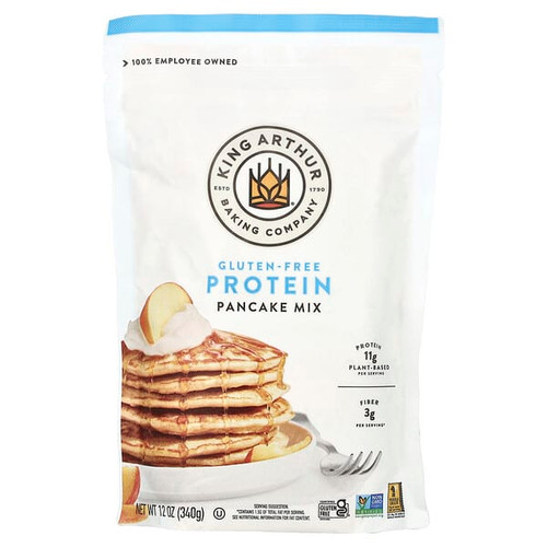 <img alt="King Arthur Baking Company, Gluten-Free Protein Pancake Mix, 12 oz (340 g)" title="King Arthur Baking Company, Gluten-Free Protein Pancake Mix, 12 oz (340 g),071012060160"