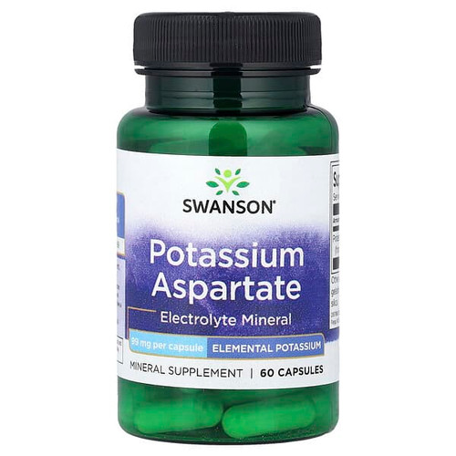 <img alt="Swanson Vitamins, Potassium Aspartate, 99 mg, 60 Capsules" title="Swanson Vitamins, Potassium Aspartate, 99 mg, 60 Capsules,087614115214"