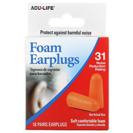 <img alt="Flents, Foam Earplugs, 18 Pairs" title="Flents, Foam Earplugs, 18 Pairs,079573105849"