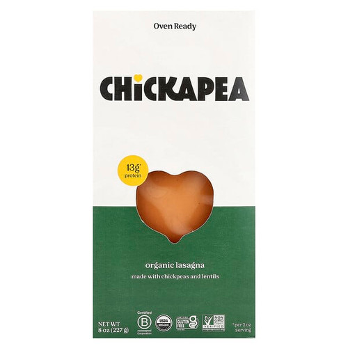 <img alt="Chickapea, Organic Lasagna, 8 oz (227 g)" title="Chickapea, Organic Lasagna, 8 oz (227 g),628451868569"