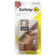 <img alt="Safety 1st, Cabinet & Drawer Latches, 14 Pack" title="Safety 1st, Cabinet & Drawer Latches, 14 Pack,052181483905"