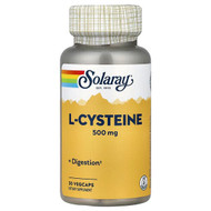 <img alt="Solaray, L-Cysteine, 500 mg, 30 VegCaps" title="Solaray, L-Cysteine, 500 mg, 30 VegCaps,076280049107"