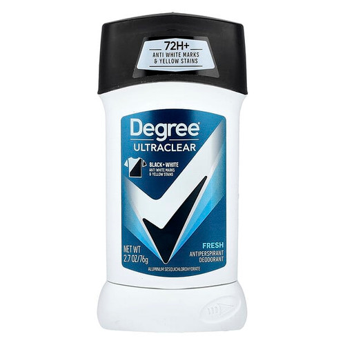 <img alt="Degree, UltraClear, Black + White, Antiperspirant Deodorant, Fresh, 2.7 oz (76 g)" title="Degree, UltraClear, Black + White, Antiperspirant Deodorant, Fresh, 2.7 oz (76 g),079400669148"