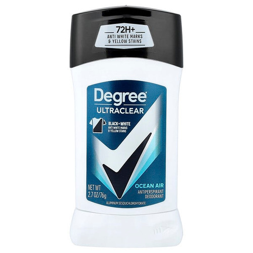 <img alt="Degree, Antiperspirant Deodorant, UltraClear, Black + White, Ocean Air, 2.7 oz (76 g)" title="Degree, Antiperspirant Deodorant, UltraClear, Black + White, Ocean Air, 2.7 oz (76 g),079400448682"