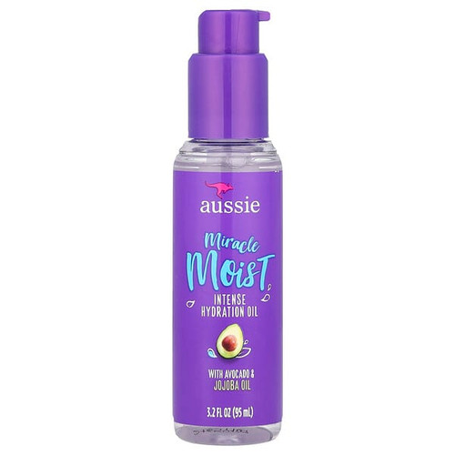<img alt="Aussie, Miracle Moist, Intense Hydration Oil with Avocado & Jojoba Oil, 3.2 fl oz (95 ml)" title="Aussie, Miracle Moist, Intense Hydration Oil with Avocado & Jojoba Oil, 3.2 fl oz (95 ml),381519186936"