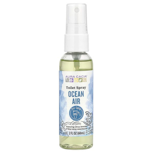 <img alt="Aura Cacia, Toilet Spray, Ocean Air, 2 fl oz (60 ml)" title="Aura Cacia, Toilet Spray, Ocean Air, 2 fl oz (60 ml),051381921804"
