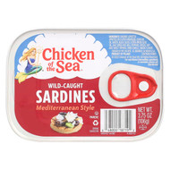 <img alt="3 PACK of Chicken of the Sea, Wild-Caught Sardines, Mediterranean Style, 3.75 oz (106 g)" title="3 PACK of Chicken of the Sea, Wild-Caught Sardines, Mediterranean Style, 3.75 oz (106 g),048000187192"