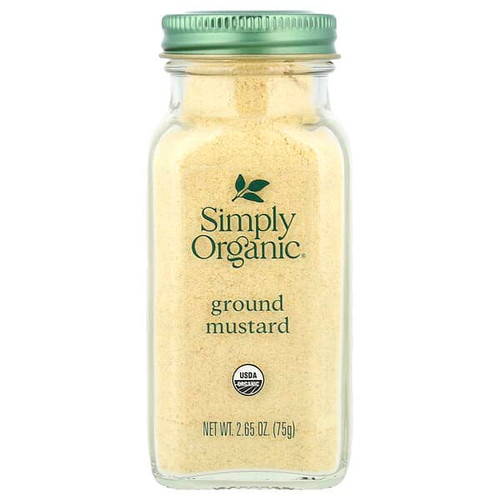 <img alt="Simply Organic, Ground Mustard, 2.65 oz (75 g)" title="Simply Organic, Ground Mustard, 2.65 oz (75 g),089836190772"