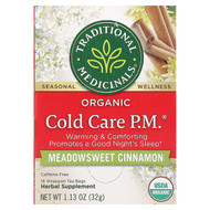 <img alt="Traditional Meds, Organic Cold Care PM, Meadowsweet Cinnamon, Caffeine Free, 16 Wrapped Tea Bags, 1.13 oz (32 g)" title="Traditional Meds, Organic Cold Care PM, Meadowsweet Cinnamon, Caffeine Free, 16 Wrapped Tea Bags, 1.13 oz (32 g),032917007322"