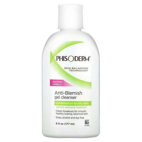 <img alt="pHisoderm, Anti-Blemish Gel Cleanser, 6 fl oz (177 ml)" title="pHisoderm, Anti-Blemish Gel Cleanser, 6 fl oz (177 ml),310742052404"