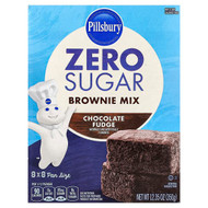 <img alt="Pillsbury, Zero Sugar, Brownie Mix, Chocolate Fudge, 12.35 oz (350 g)" title="Pillsbury, Zero Sugar, Brownie Mix, Chocolate Fudge, 12.35 oz (350 g),013300553060"
