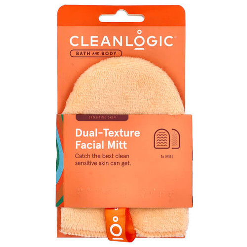 <img alt="Cleanlogic, Bath and Body, Dual-Texture Facial Mitt, 1 Count" title="Cleanlogic, Bath and Body, Dual-Texture Facial Mitt, 1 Count,813606023546"