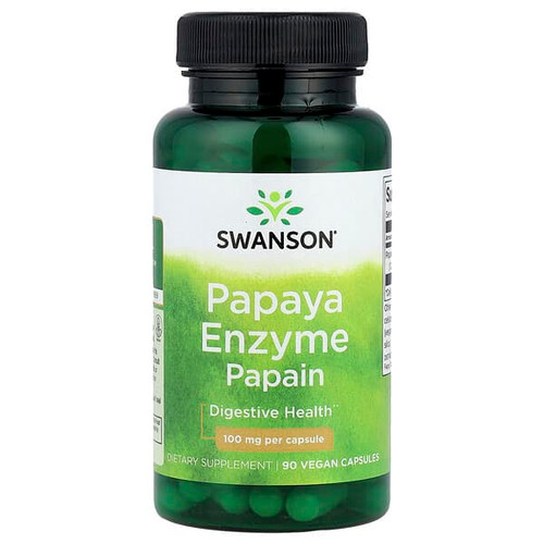 <img alt="Swanson Vitamins, Papaya Enzyme Papain, 100 mg, 90 Vegan Capsules" title="Swanson Vitamins, Papaya Enzyme Papain, 100 mg, 90 Vegan Capsules,087614114279"