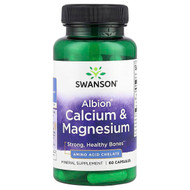 <img alt="Swanson Vitamins, Albion Calcium & Magnesium, 60 Capsules" title="Swanson Vitamins, Albion Calcium & Magnesium, 60 Capsules,087614024646"