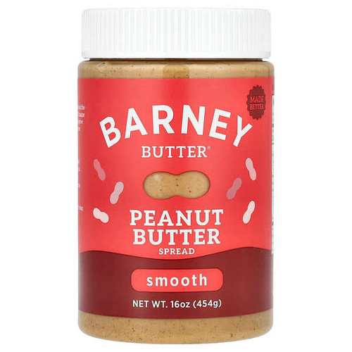 <img alt="Barney Butter, Peanut Butter Spread, Smooth, 16 oz (454 g)" title="Barney Butter, Peanut Butter Spread, Smooth, 16 oz (454 g),850060027000"
