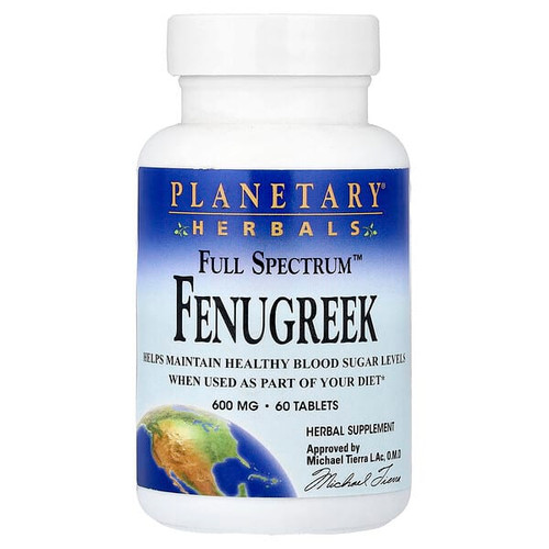 <img alt="Planetary Herbals, Full Spectrum, Fenugreek, 600 mg, 60 Tablets" title="Planetary Herbals, Full Spectrum, Fenugreek, 600 mg, 60 Tablets,021078105275"