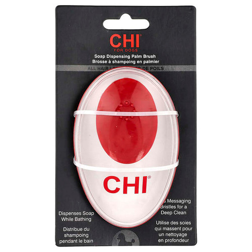 <img alt="CHI for Dogs, Soap Dispensing Palm Brush, For Dogs, 1 Count" title="CHI for Dogs, Soap Dispensing Palm Brush, For Dogs, 1 Count,742797009162"