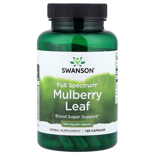 <img alt="Swanson Vitamins, Full Spectrum Mulberry Leaf, 500 mg, 120 Capsules" title="Swanson Vitamins, Full Spectrum Mulberry Leaf, 500 mg, 120 Capsules,087614110608"