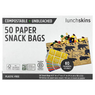 <img alt="Lunchskins, Paper Snack Bags, Bears, 50 Bags" title="Lunchskins, Paper Snack Bags, Bears, 50 Bags,860005993338"