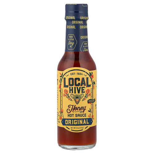 <img alt="Local Hive, Honey Hot Sauce, Original, Medium, 6 oz (172 g)" title="Local Hive, Honey Hot Sauce, Original, Medium, 6 oz (172 g),075002700005"