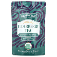 <img alt="Starwest Botanicals, Organic Elderberry Tea, 20 Tea Bags, 1.4 oz (40 g)" title="Starwest Botanicals, Organic Elderberry Tea, 20 Tea Bags, 1.4 oz (40 g),767963175571"