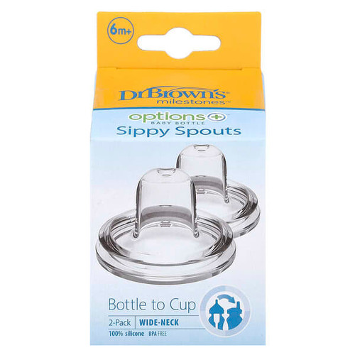 <img alt="Dr. Browns, Options+ Baby Bottle, Sippy Spouts, 6 Months +, 2 Pack" title="Dr. Browns, Options+ Baby Bottle, Sippy Spouts, 6 Months +, 2 Pack,072239317334"