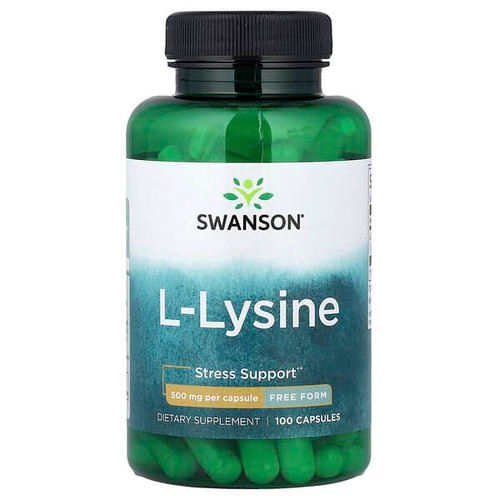 <img alt="Swanson Vitamins, L-Lysine, 500 mg, 100 Capsules" title="Swanson Vitamins, L-Lysine, 500 mg, 100 Capsules,087614012681"