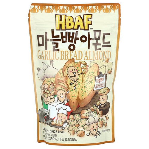 <img alt="HBAF, Garlic Bread Almond, 4.23 oz (120 g)" title="HBAF, Garlic Bread Almond, 4.23 oz (120 g),8809617944941"