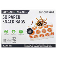 <img alt="Lunchskins, Paper Snack Bags, Orange, 50 Bags" title="Lunchskins, Paper Snack Bags, Orange, 50 Bags,860005993345"