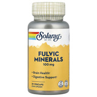 <img alt="Solaray, Fulvic Minerals, 100 mg, 30 VegCaps" title="Solaray, Fulvic Minerals, 100 mg, 30 VegCaps,076280512847"