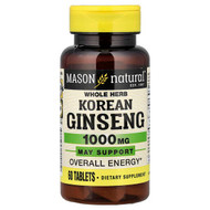 <img alt="Mason Natural, Whole Herb Korean Ginseng, 60 Tablets" title="Mason Natural, Whole Herb Korean Ginseng, 60 Tablets,311845114150"