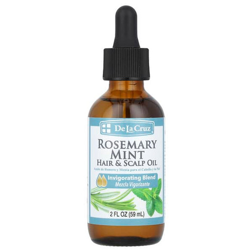 <img alt="De La Cruz, Hair & Scalp Oil, Rosemary Mint, 2 fl oz (59 ml)" title="De La Cruz, Hair & Scalp Oil, Rosemary Mint, 2 fl oz (59 ml),024286153854"
