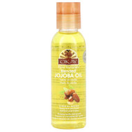 <img alt="Okay Pure Naturals, Blended Jojoba Oil, 2 fl oz (59 ml)" title="Okay Pure Naturals, Blended Jojoba Oil, 2 fl oz (59 ml),810367015445"