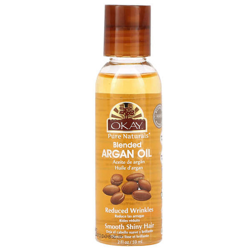 <img alt="Okay Pure Naturals, Blended Argan Oil, 2 fl oz (59 ml)" title="Okay Pure Naturals, Blended Argan Oil, 2 fl oz (59 ml),810367015643"