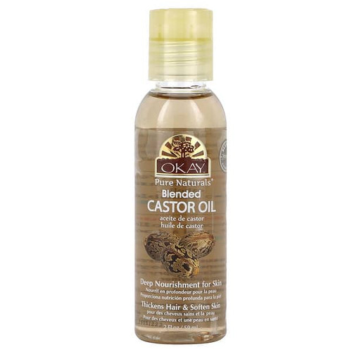 <img alt="Okay Pure Naturals, Blended Castor Oil, 2 fl oz (59 ml)" title="Okay Pure Naturals, Blended Castor Oil, 2 fl oz (59 ml),810367015636"