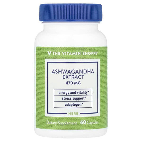 <img alt="The Vitamin Shoppe, Ashwagandha Extract , 470 mg , 60 Capsules" title="The Vitamin Shoppe, Ashwagandha Extract , 470 mg , 60 Capsules,766536019434"