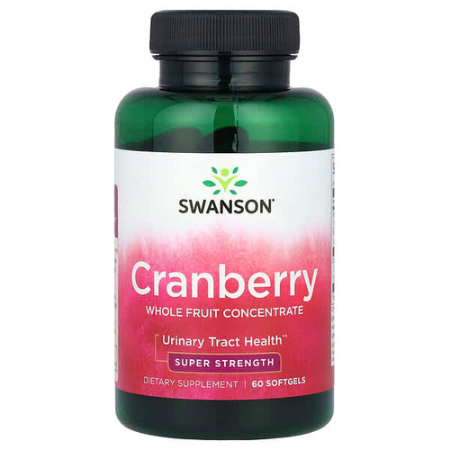 <img alt="Swanson Vitamins, Cranberry, Whole Fruit Concentrate, Super Strength, 60 Softgels" title="Swanson Vitamins, Cranberry, Whole Fruit Concentrate, Super Strength, 60 Softgels,087614022598"
